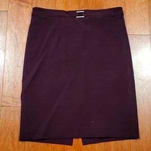 Cute wine colored pencil skirt